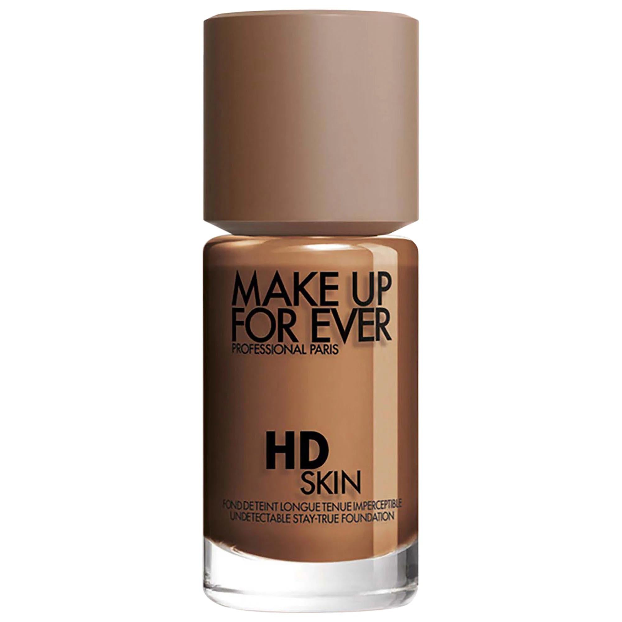 MAKE UP FOR EVER HD Skin Waterproof Natural Matte Foundation: 24H Long Lasting, Medium-Full Coverage, Sweatproof, Non-Comedogenic Liquid Foundation