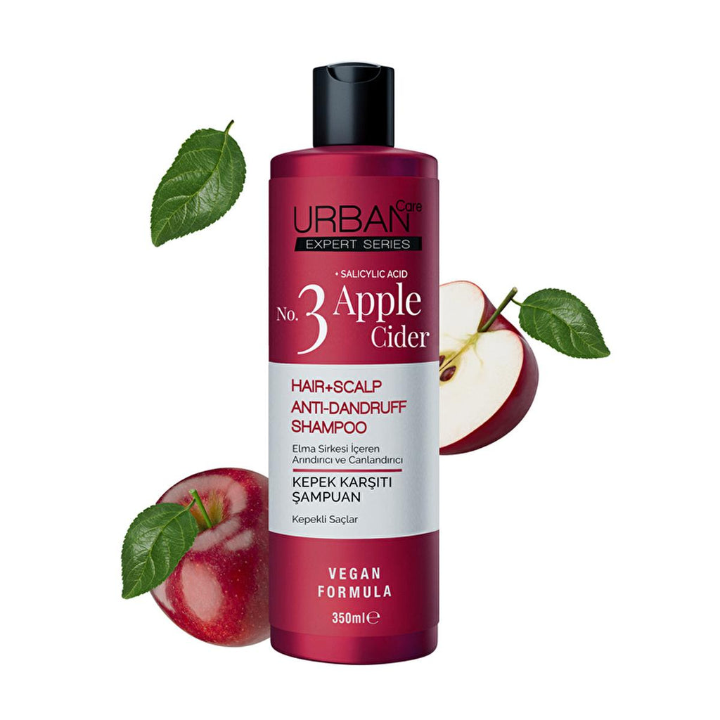 Urban Care Anti-Dandruff Shampoo with Apple Cider Vinegar & Salicylic Acid - Vegan Hair Care 11.83 fl oz