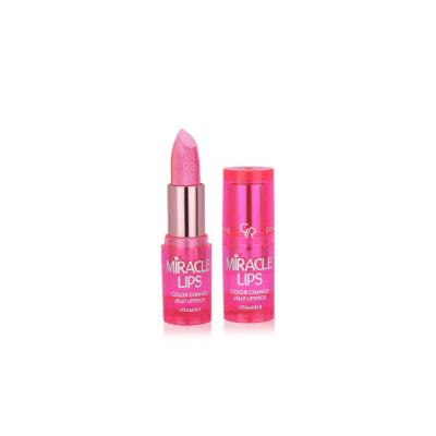 Golden Rose Color Changing Jelly Lipstick 3.7g - Berry Pink Shade with Natural Glossy Finish