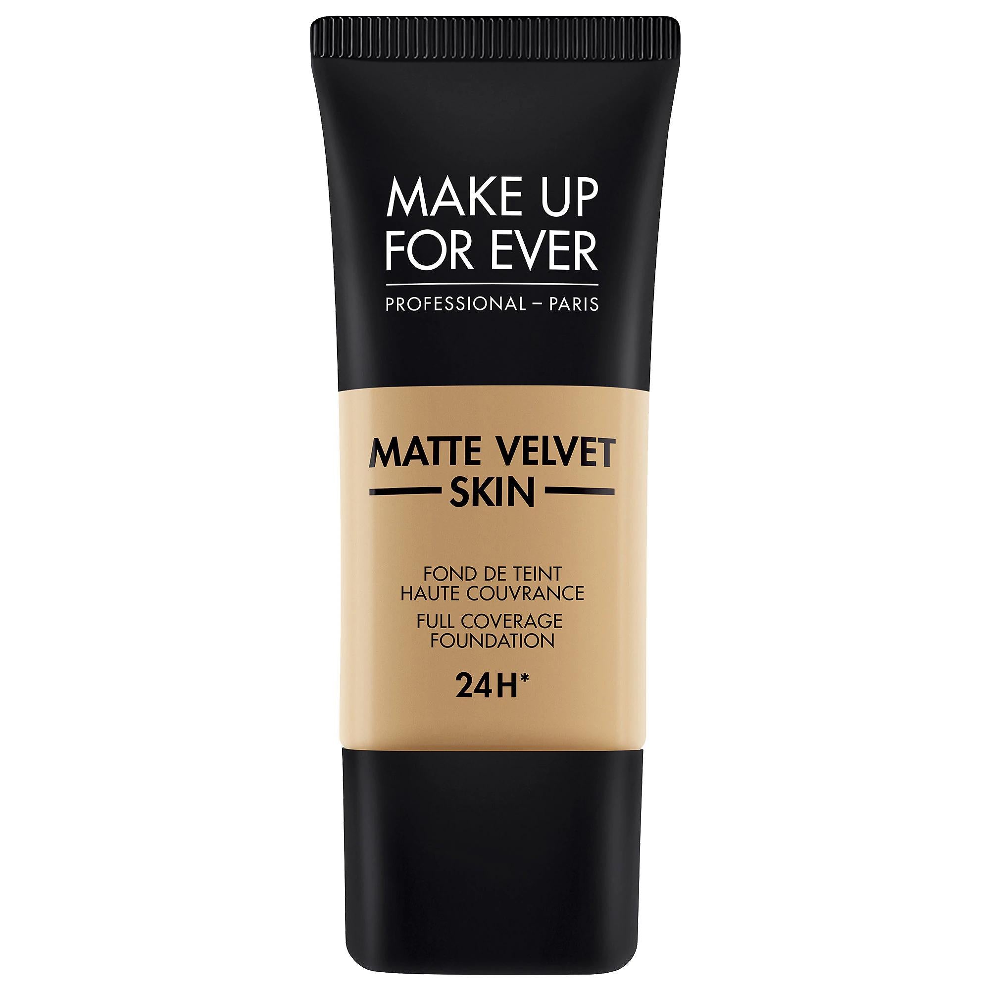 Matte Velvet Skin Full Coverage Foundation: 24-Hour Waterproof, Oil Control, Flawless Finish