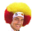 Spain World Cup Soccer Afro Wig – Official FIFA Licensed Retro Fan Gear