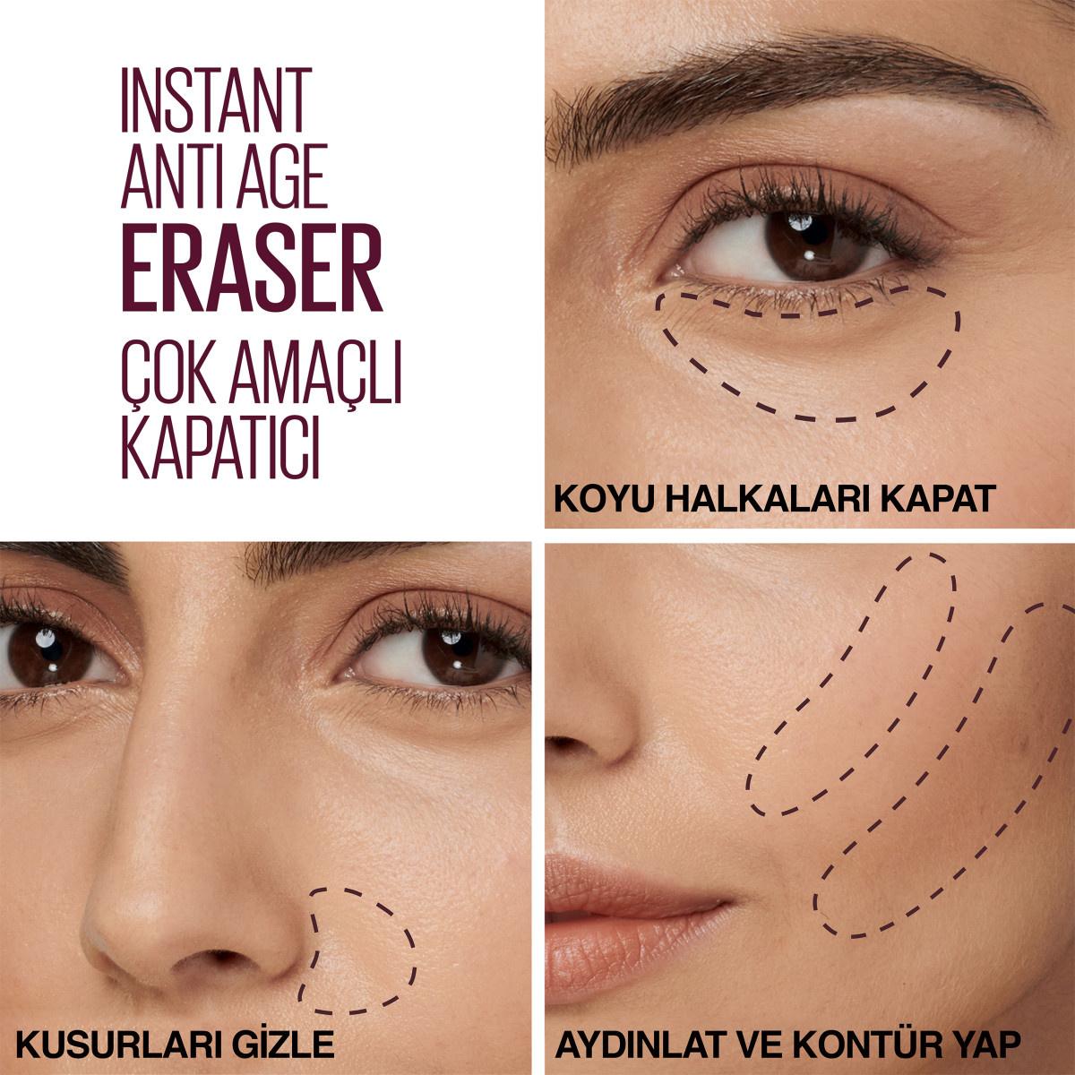 Maybelline Instant Age Rewind Concealer - 121 Light Honey - Dark Circle Eraser, High Coverage, Brightening, Anti-Aging