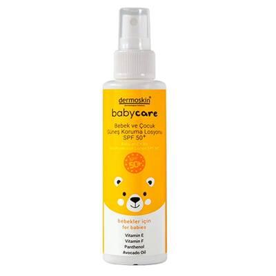 Dermoskin BabyCare SPF50+ Baby Sun Protection Lotion - Water-Resistant, Gentle Formula for Sensitive Skin