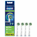 Oral-B CrossAction CleanMaximiser Replacement Brush Heads, Black, 4 Count (3+1)