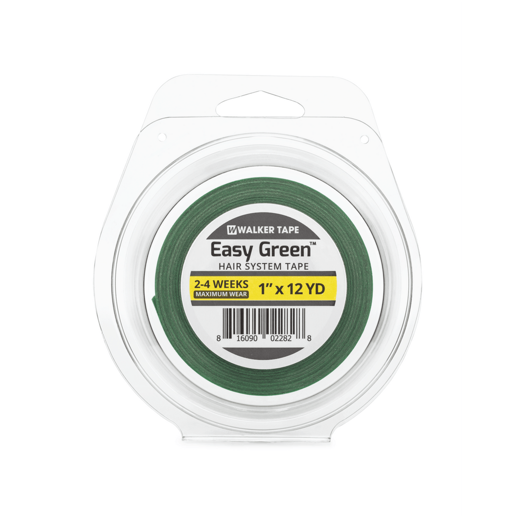Walker Tape Easy Green Wig Tape Roll, 1/3 in x 6 yd