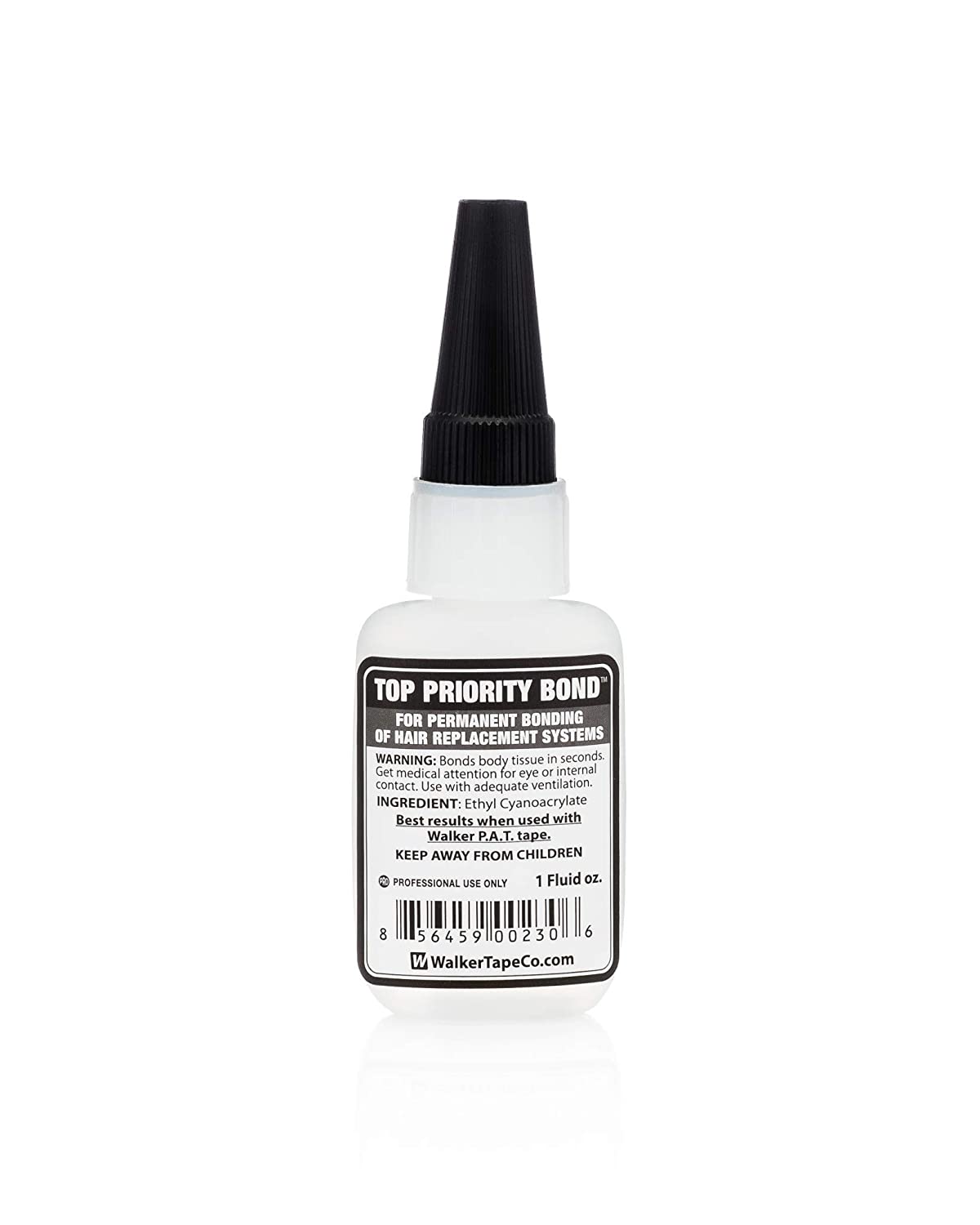Walker Tape Top Priority Bond Drip Top Adhesive, 1.1 oz