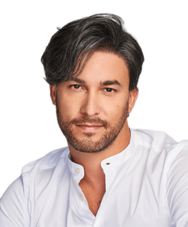 HIM Collection Gallant Men's Wig, M7S Ash Brown