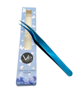 VIP Extensions Eyelash Tweezers FLE009, Matte Gold Pearl
