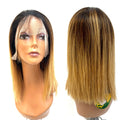 Rio Straight Bob Lace Front Wig 12 in, Gold
