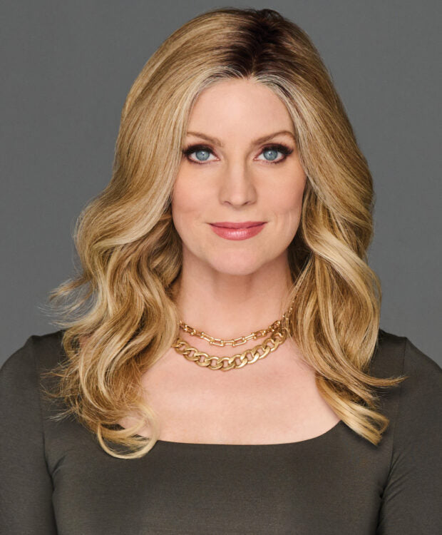 Raquel Welch Top Billing Wavy Hair Topper, RL61 Palest Pearl, 14 in
