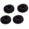 VIP Extensions Hair Bun Maker Donut, Large Black