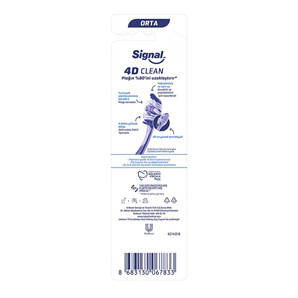 Signal 4D Clean Expert Electric Toothbrush - Advanced Oral Care with 4D Cleaning Technology