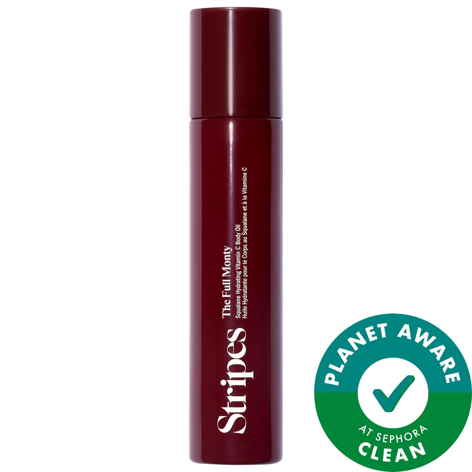 Full Monty Brightening Body Oil with Squalane + Vitamin C - Nourishing, Non-Greasy Moisturizer for Dry Skin