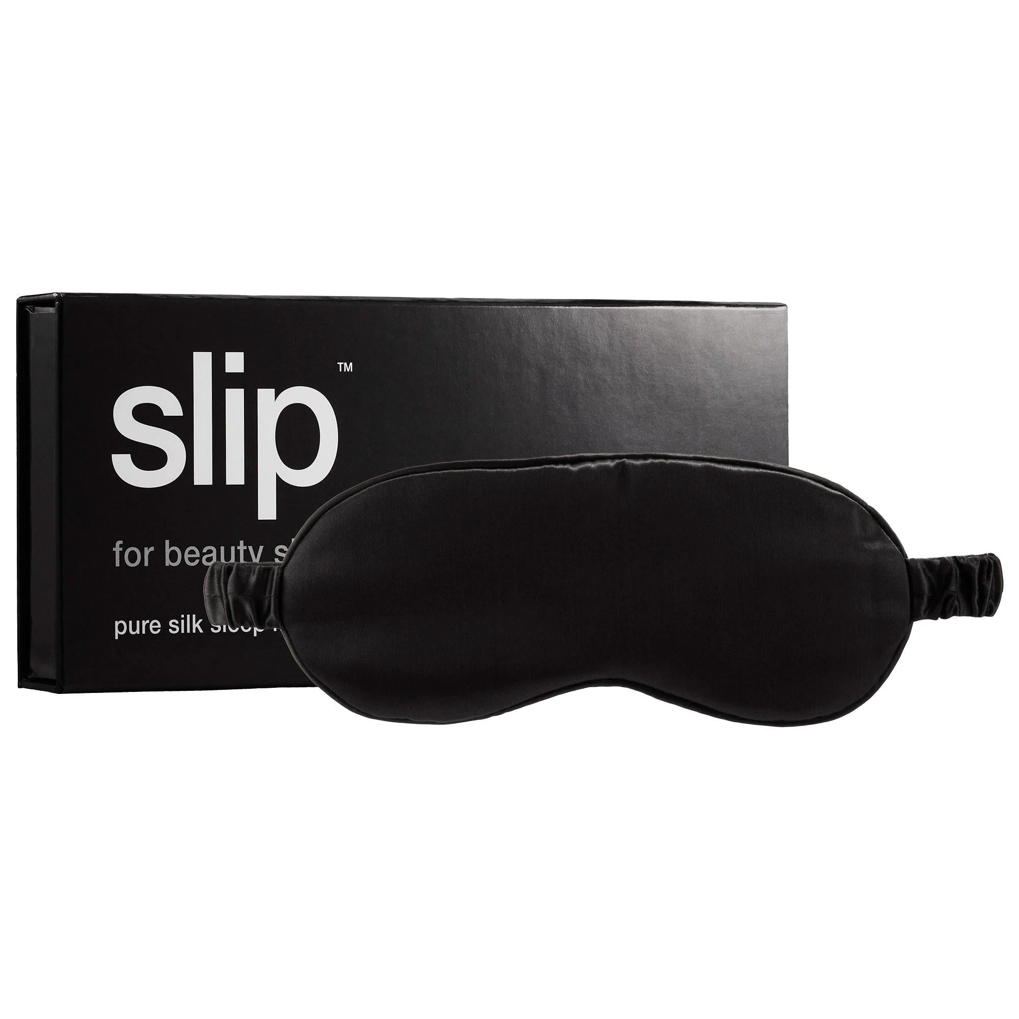 Slip¨ Mulberry Silk Sleep Mask - Anti-Aging Beauty Sleep Mask for Wrinkle Prevention & Hydration | Soft Silk Eye Cover