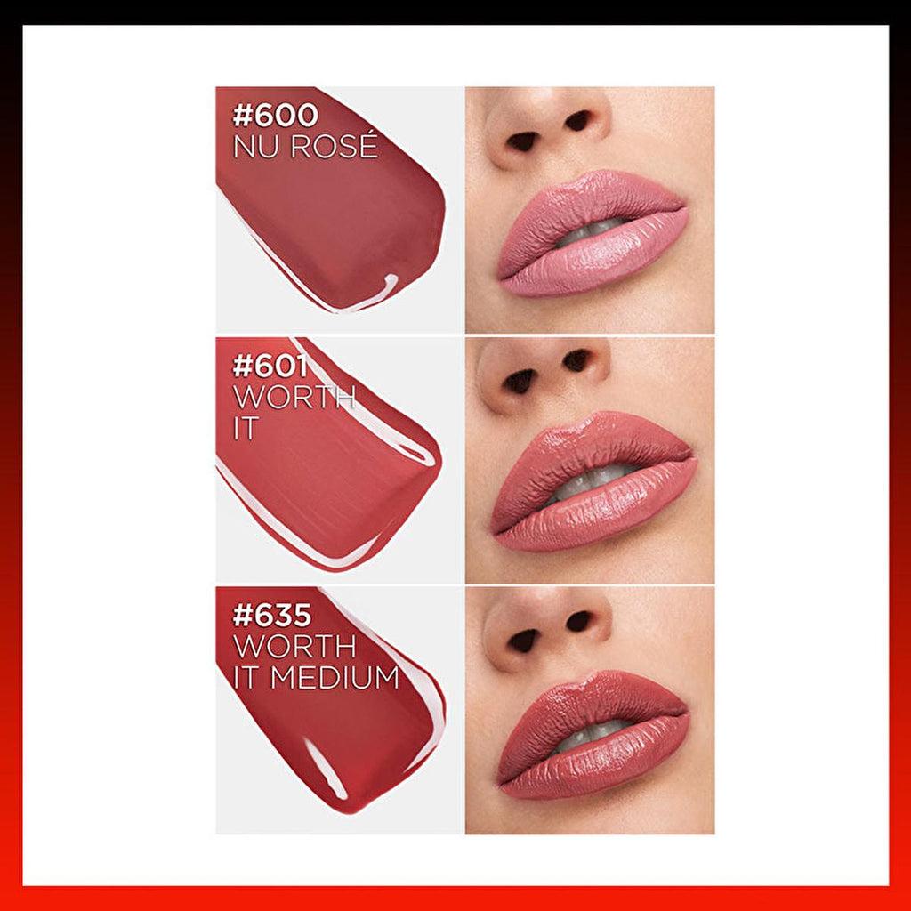 L'Oreal Paris Infaillible Le Nu Rose Liquid Lipstick: 16H Hydration & Intense Glossy Shine | Long-Lasting, Non-Sticky Formula