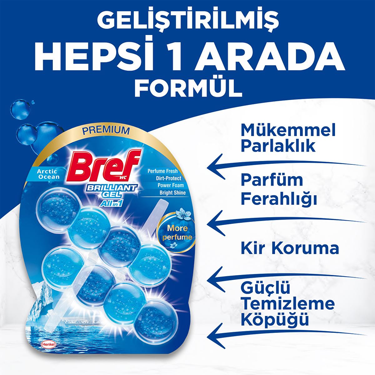 Bref Toilet Cleaning Block - Long-Lasting Freshness & Hygiene for Toilet Bowl Cleaner