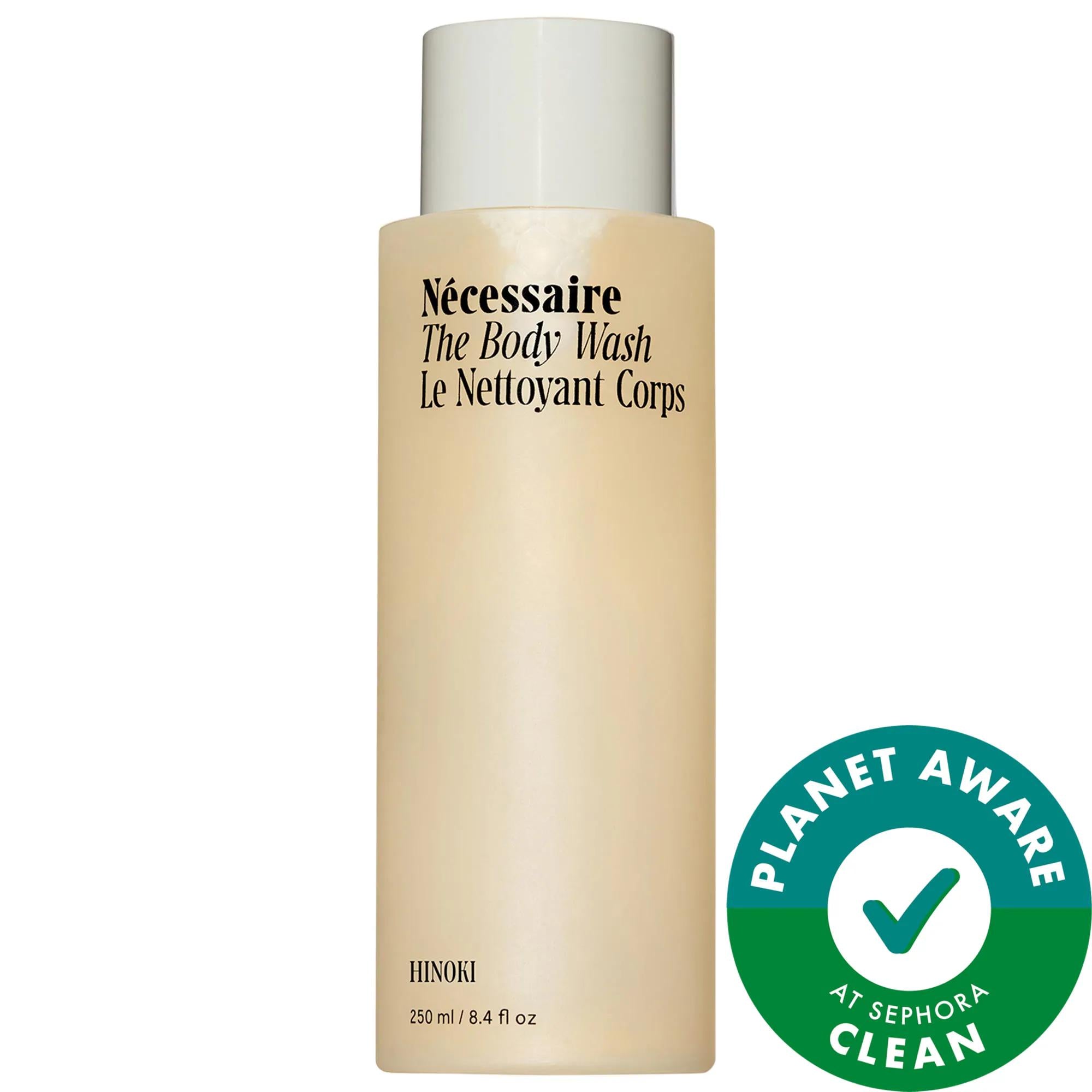 The Body Wash Hinoki - Gentle Exfoliating Body Wash with AHA/BHA/PHA + Resveratrol for Sensitive Skin