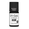 Rival Loves Me UV Gel Nail Polish No.01 Snow White - Long Lasting Nail Color with Fitokeratin