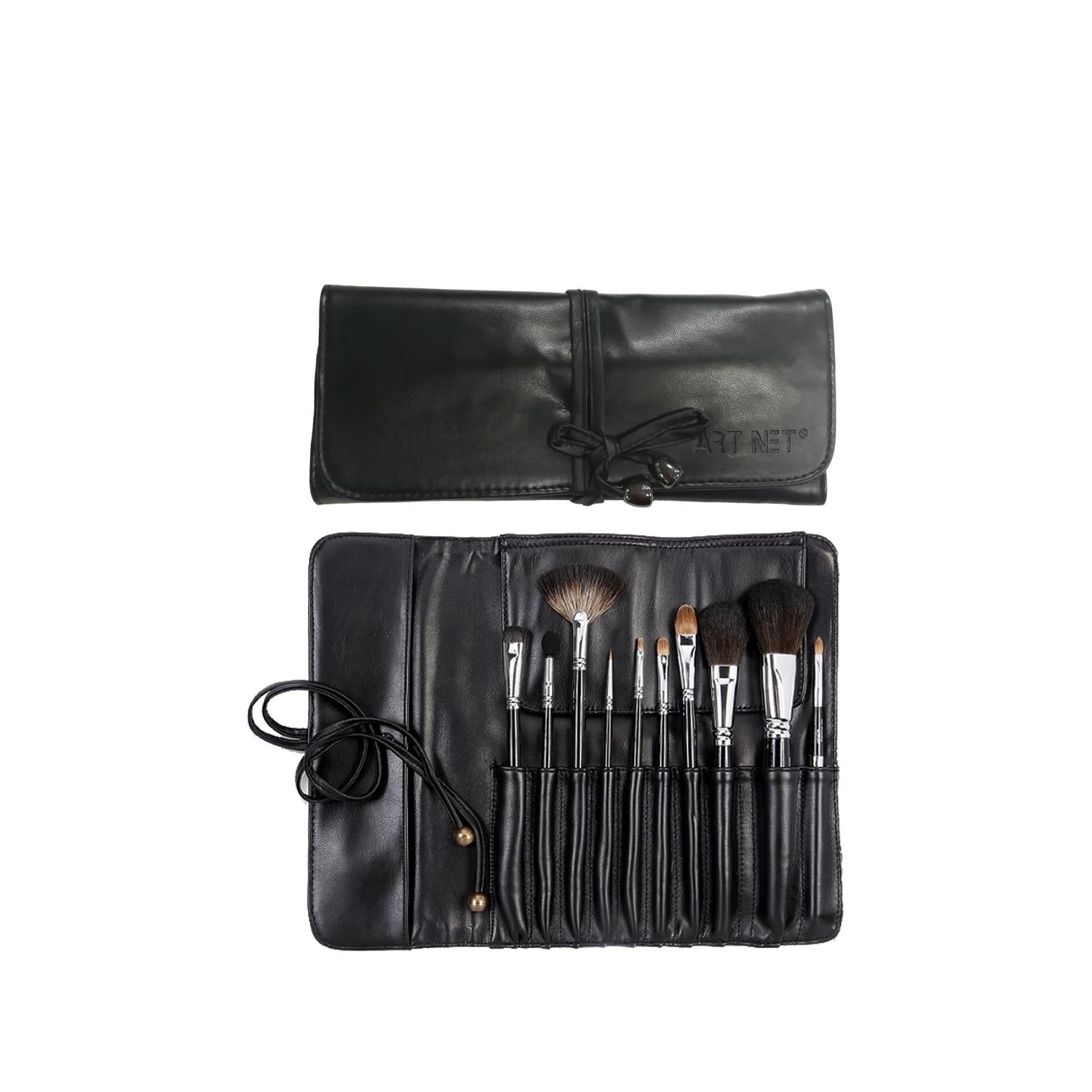 Artnet Professional Makeup Brush Set BD-12 for Precise Application - 12 Piece Cosmetic Brush Set for Beauty Enthusiasts