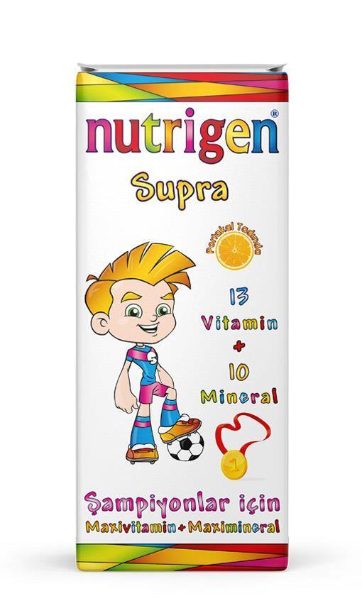Nutrigen Supra Syrup 200ml - Comprehensive Multivitamin & Mineral Supplement for Adults
