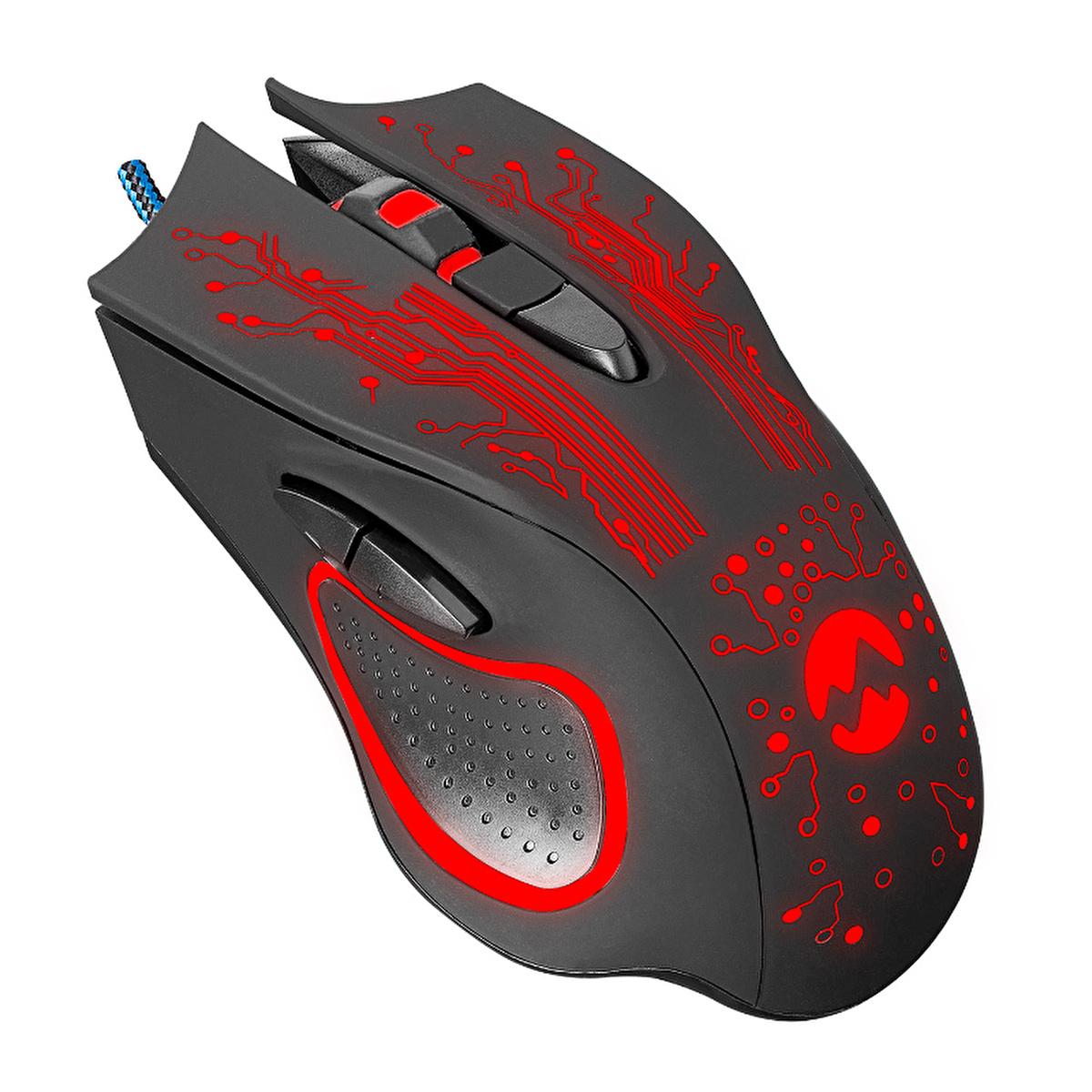 Everest SM-790 SWANKY 3200dpi Gaming Mouse - Precise Control, 6 Programmable Buttons, Durable Design