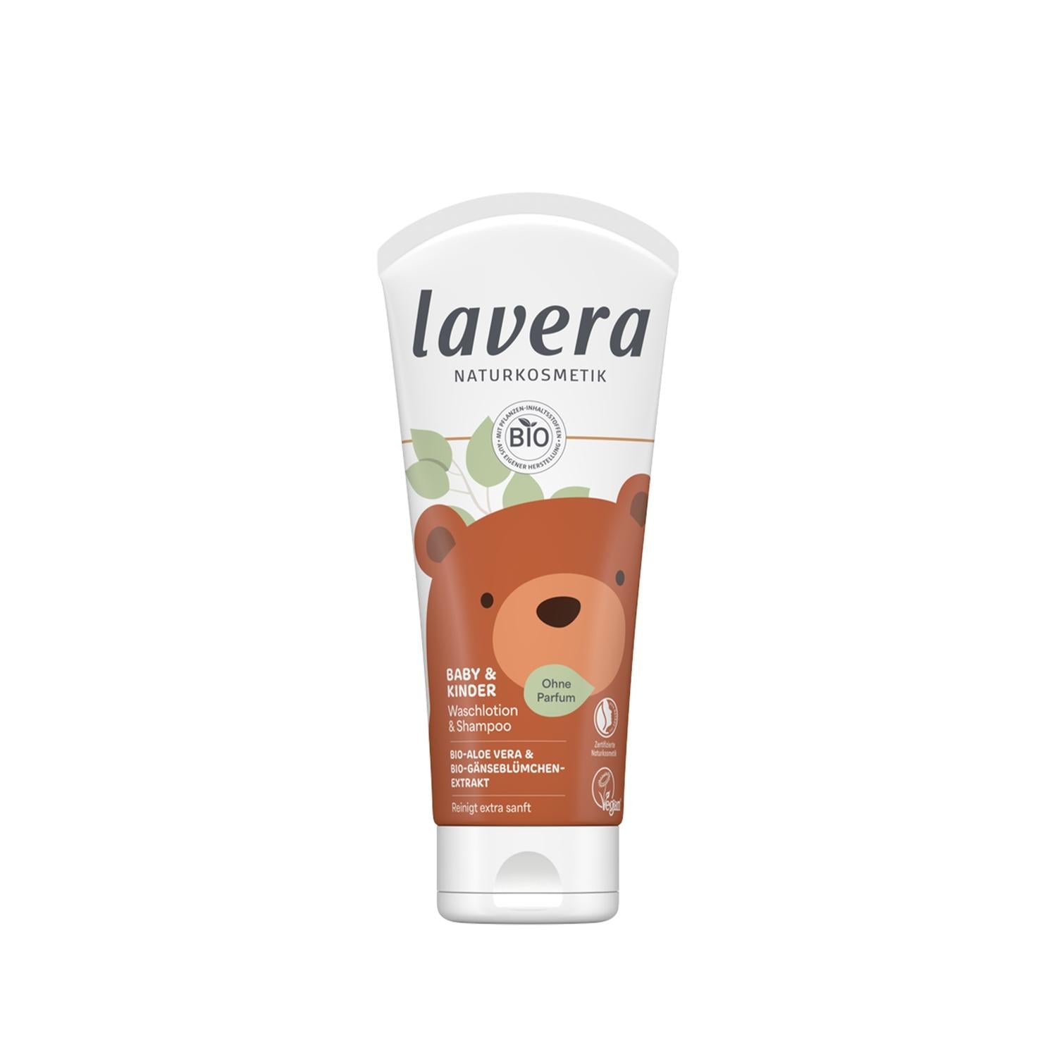 Lavera Baby & Kinder: Gentle 2-in-1 Baby Shampoo & Body Wash - Natural, Tear-Free, Cleansing - 6.76 fl oz