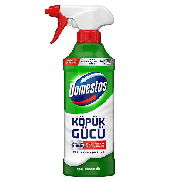 Domestos Foam Bleach Cleaner: Disinfect & Clean Hard-to-Reach Areas with Pine Scent Ð Kills Germs, Powerful Cleaning Action