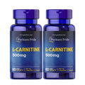 Puritan's Pride L-Carnitine 500 mg 60 Tablets 2 Pieces