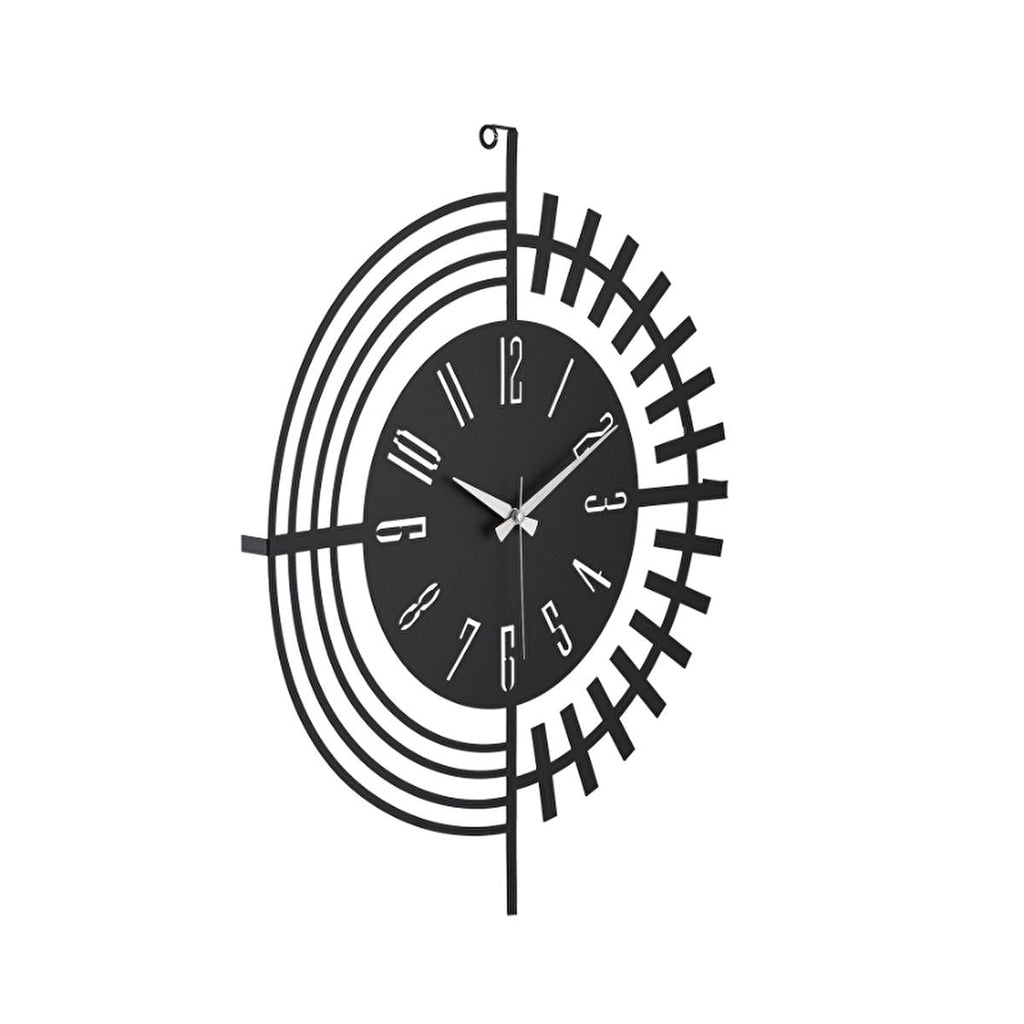 Muyika 41x41cm Metal Modern Wall Clock - Silent Sweep Mechanism, Modern Home Decor