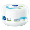 Nivea Soft Moisturizing Body Care Cream - Non-Greasy, Vitamin E & Jojoba Oil Enriched for Soft, Elastic Skin