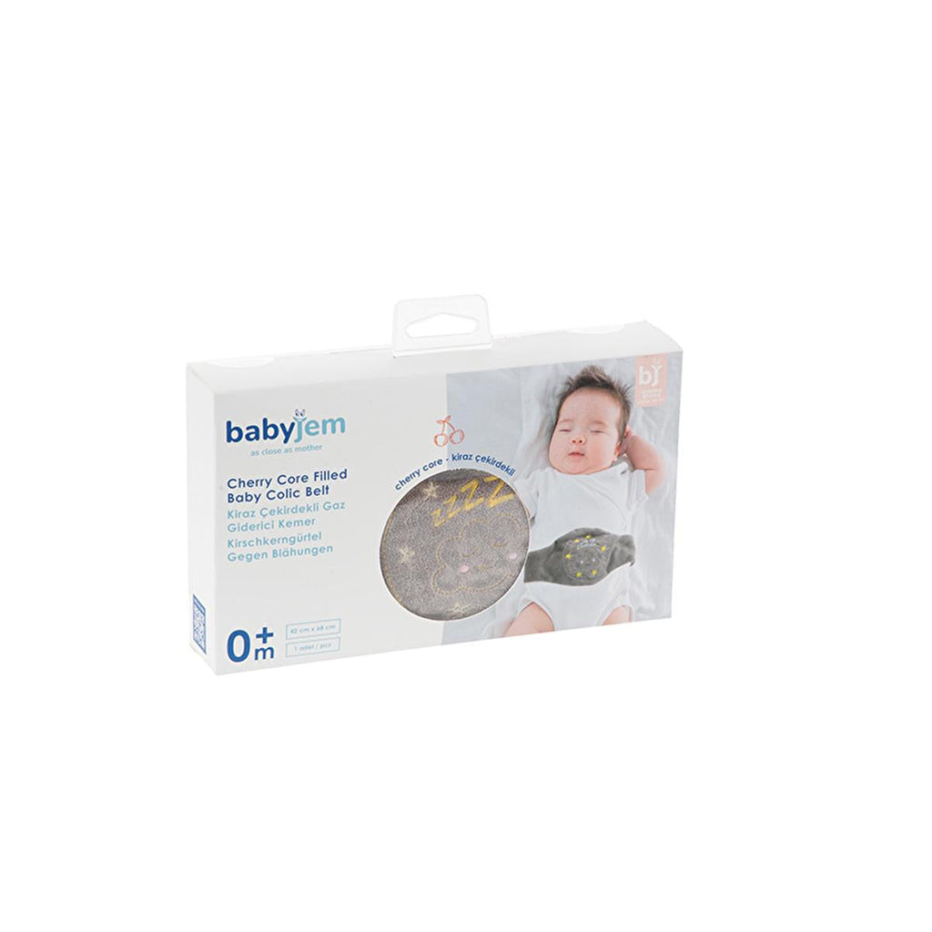 Babyjem Cherry Pit Belt for Baby Gas Relief - Natural, Washable, and Easy to Use