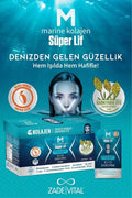 Zade Vital Marine Collagen Dietary Supplement Powder - Anti-Aging, Skin & Joint Health Support