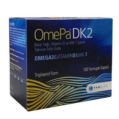 OmePa Omega-3, Vitamin D & K2 - 100 Soft Capsules