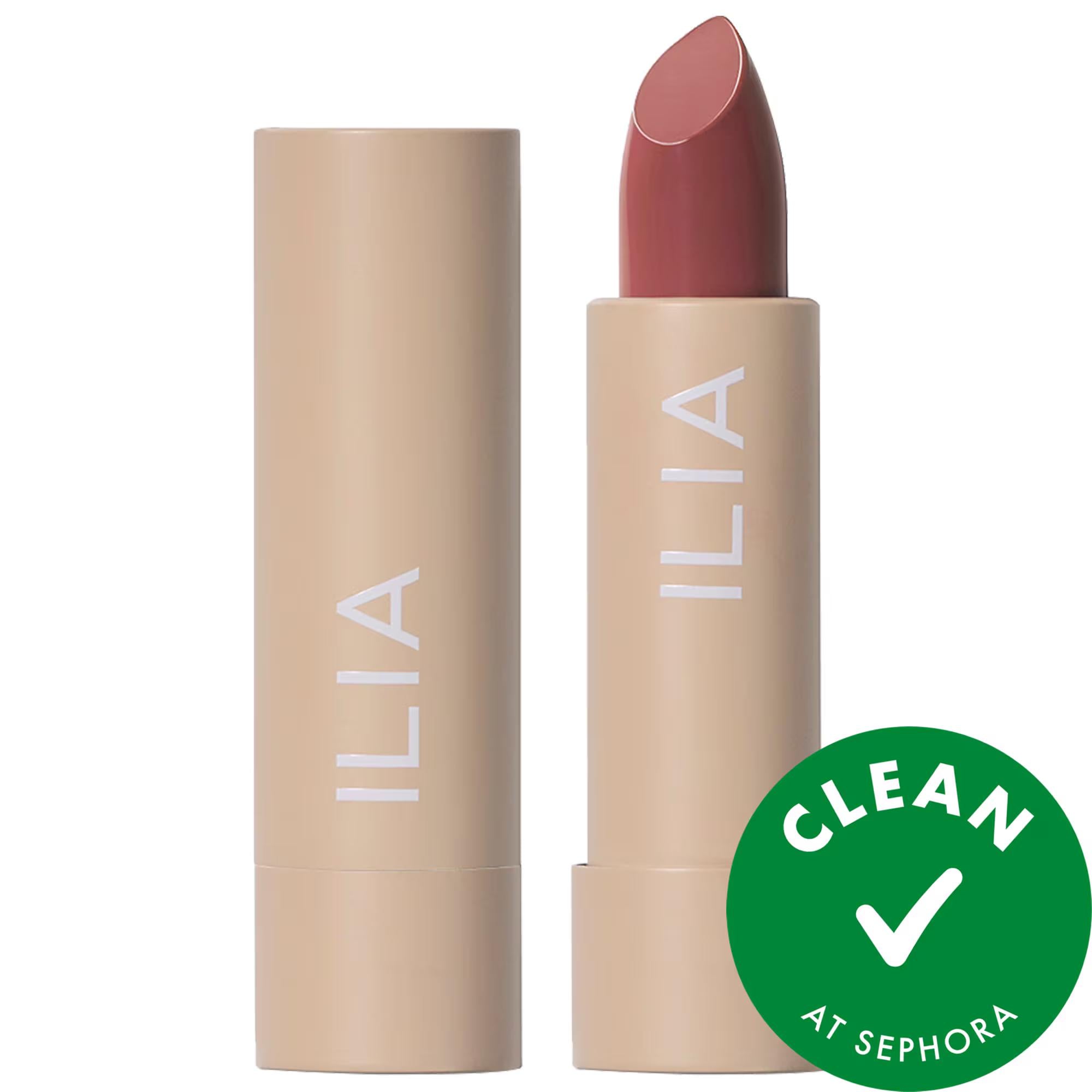 ILIA Clean High Impact Lipstick - Natural, Cruelty-Free, Long-Wearing Lip Color with Hydrating Ingredients
