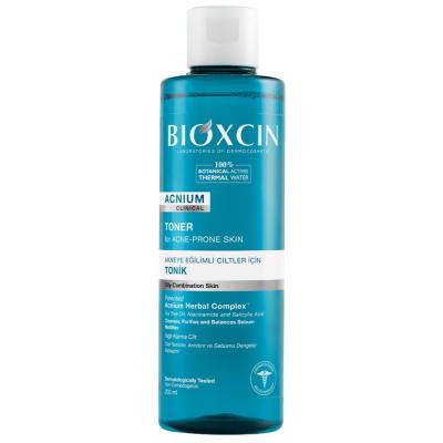 Bioxcin Acnium: Clinically Tested Vegan Acne Toner - Reduce Breakouts & Improve Skin Clarity with Facial Toner for Acne-Prone Skin, 200ML
