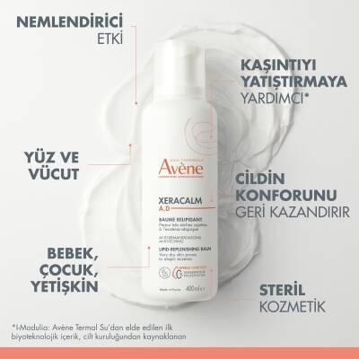 Avene XeraCalm A.D Moisturizing Balm - Relipidant Moisturizing Balm for Dry Skin Relief, Fragrance-Free Skincare, 400ml