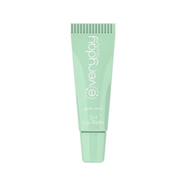 Everyday Beauty Aloe Vera Lip Balm - Natural Moisturizing & Soothing Lip Care, Non-Greasy, 0.34 fl oz