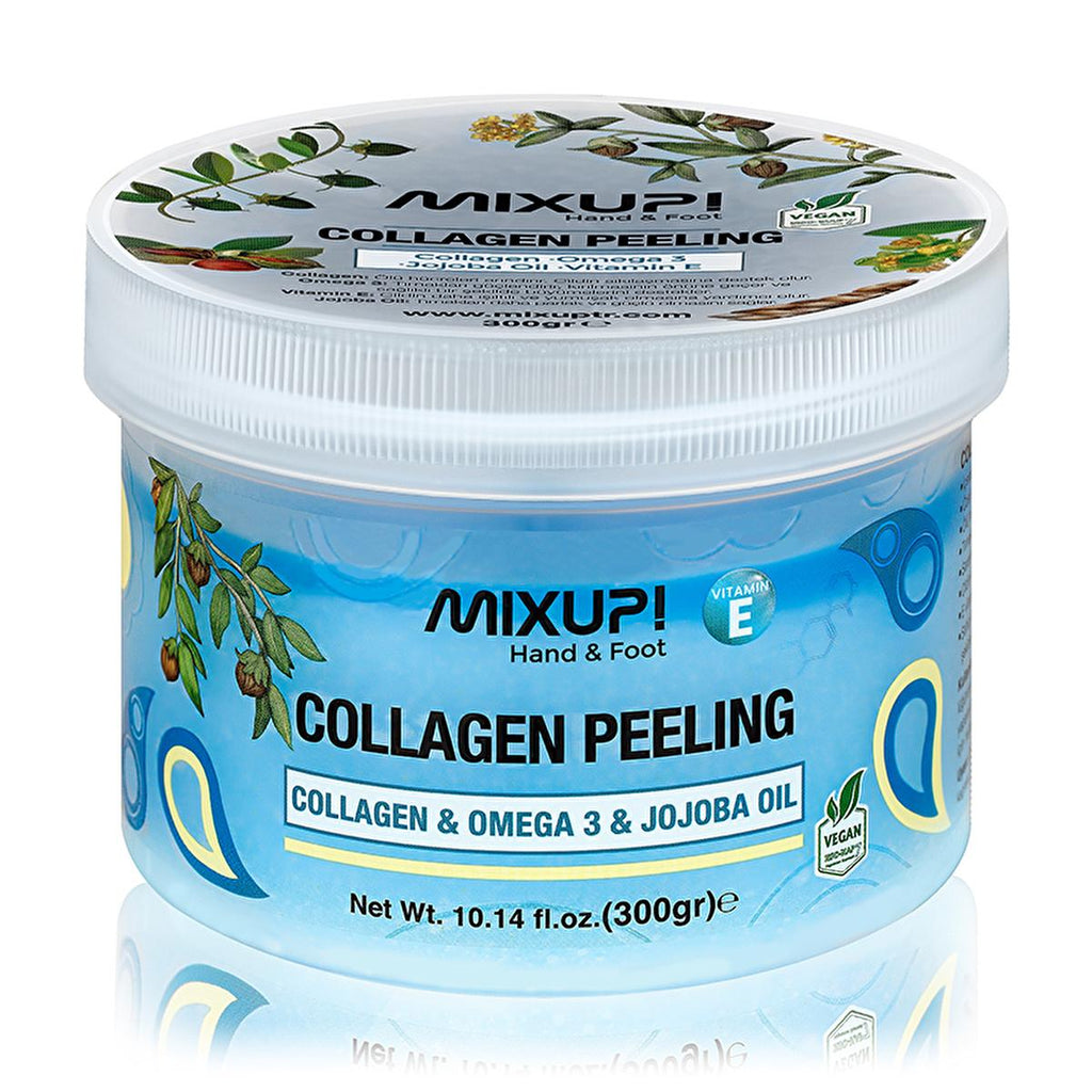 Mixup Hand & Foot Collagen Peeling for Healthy Nail Growth & Skin Exfoliation - 300g