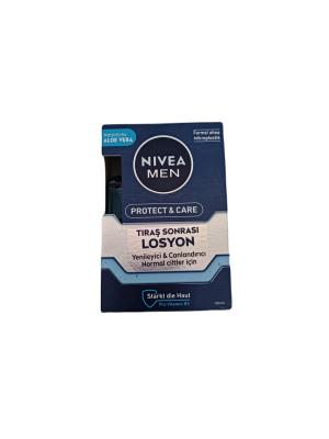 Nivea Men Protect Care After Shave Lotion - Soothing, Moisturizing, Aloe Vera & Provitamin B5 for Men