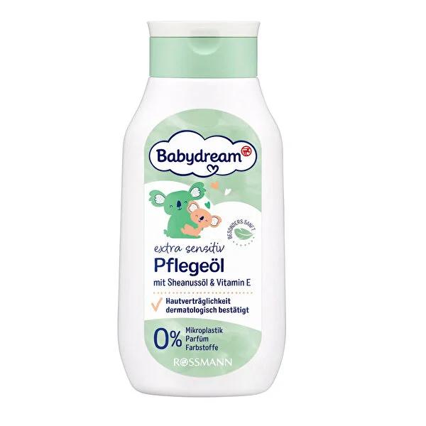 Babydream Baby Care Oil for Sensitive Skin - Fragrance-Free, Vegan, 8.45 fl oz