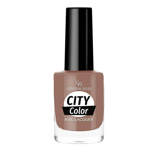 Golden Rose City Color Nail Lacquer No:130 - Long-Lasting Shine & Vibrant Color Options