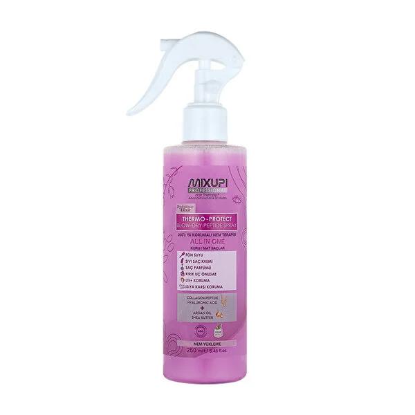 Mixup Hydratique Elixir: Intense Hydration & Heat Protection Hair Treatment with Collagen Peptide, Argan & Hyaluronic Acid - Restore Dry, Damaged Hair