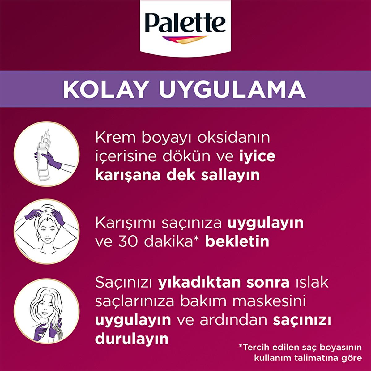 Palette Deluxe Hair Dye - Intense, Long-Lasting Color with Micro Oils for Vibrant Hair