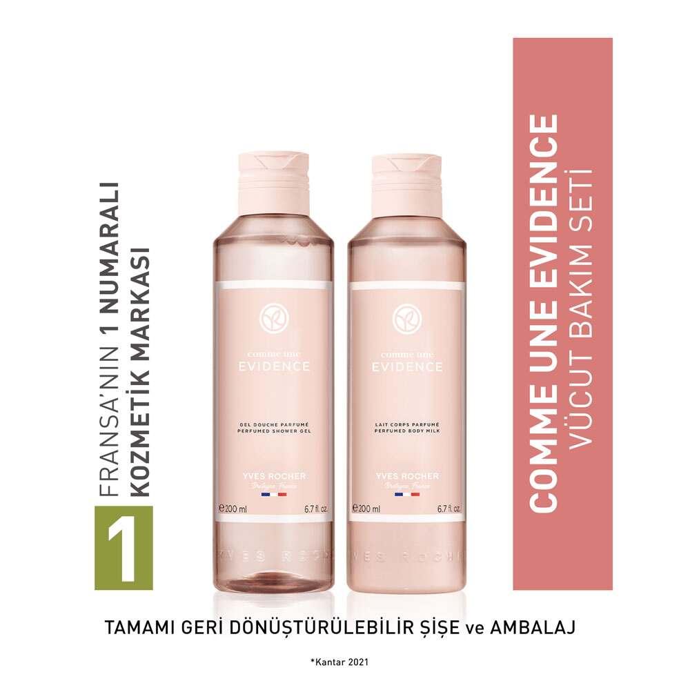 Comme Une Evidence Body Care Set - Luxury Skincare Routine with Shower Gel & Body Lotion