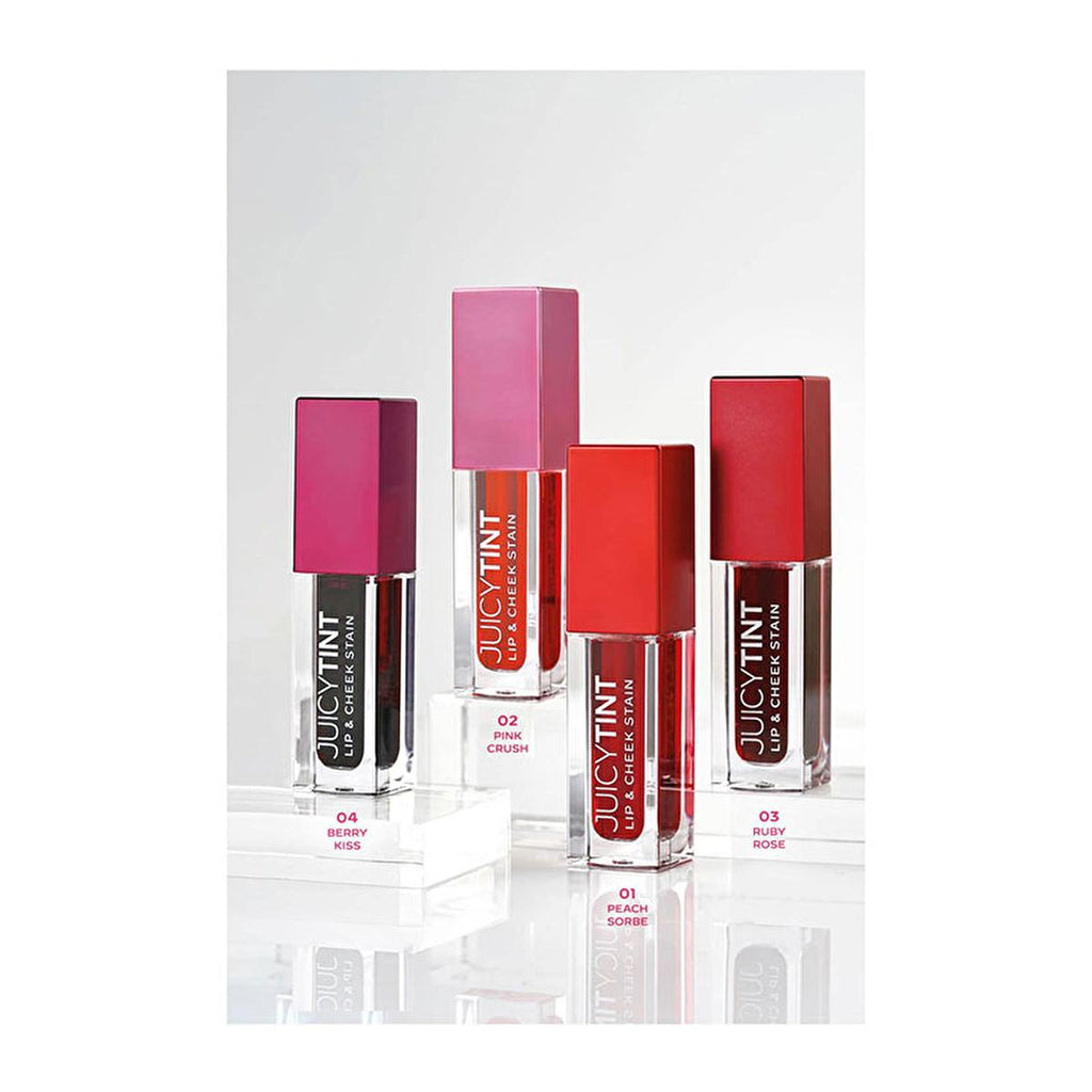 Golden Rose Lip and Cheek Stain No:02 Pink Crush - Natural Flush for Lips & Cheeks