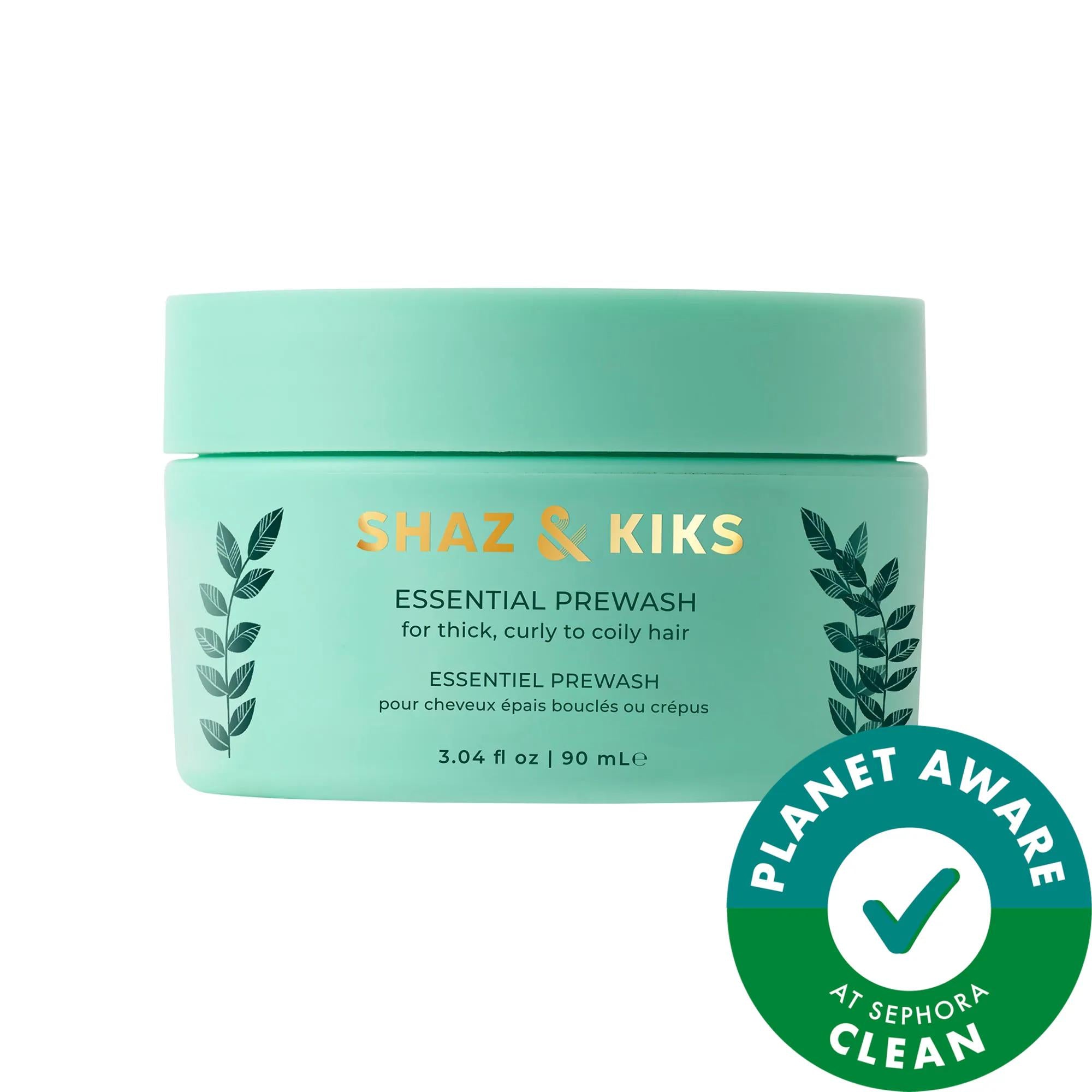 SHAZ & KIKS Mini Scalp & Hair Prewash Mask for Thick, Curly or Coily Hair - Stimulates Hair Growth & Moisturizes Curls