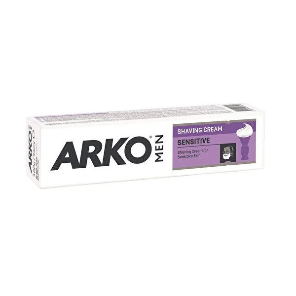 Arko Men Extra Sensitive Shaving Cream for Sensitive Skin - 100gr Gentle Shaving Products for Men