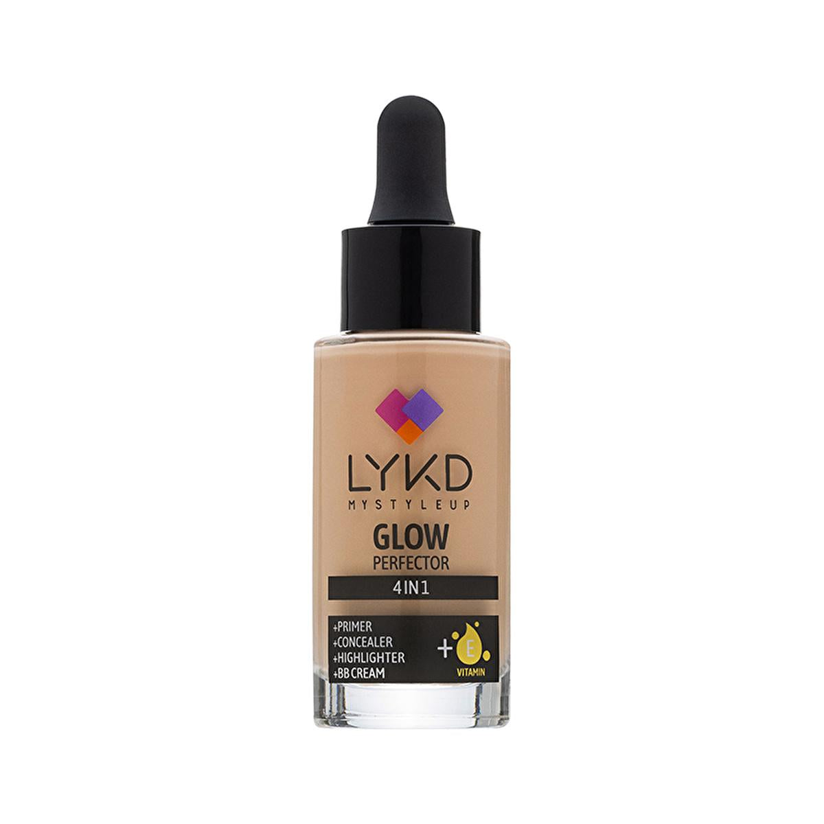 LYKD 4-in-1 Foundation Makeup - Natural Glow, Long-Lasting, Moisturizing Foundation for Radiant Complexion