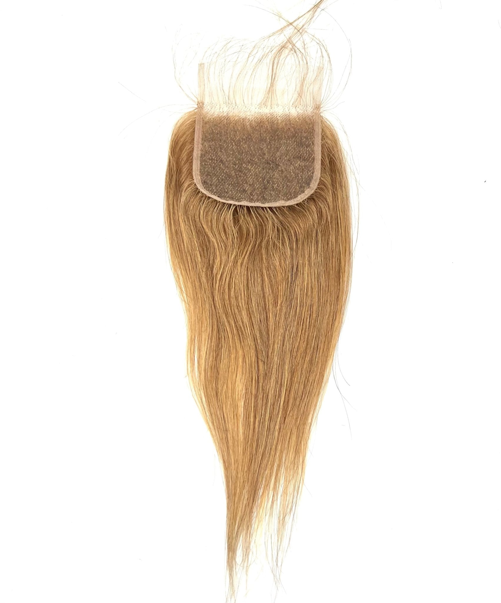 Rio Straight 4x4 Closure Hairpiece Color 27 - Choose Size