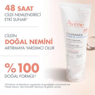 Avene Tolerance Hydra-10 Hydrating Fluid for Sensitive Skin - Gentle Moisturizer for All Ages